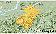 Savanna Style 3D Map of Qingyang