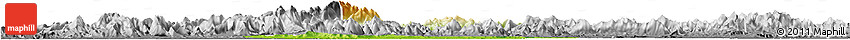 Physical Horizon Map of Qingyang, desaturated