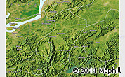 Satellite Map of Qingyang