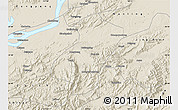 Shaded Relief Map of Qingyang