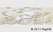 Classic Style Panoramic Map of Qingyang