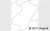 Blank Simple Map of Qingyang, no labels