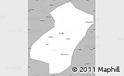 Gray Simple Map of Qingyang