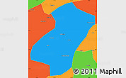 Political Simple Map of Qingyang