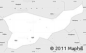 Silver Style Simple Map of Shitai
