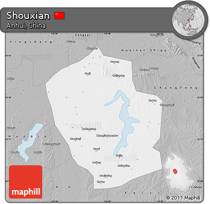 Gray Map of Shouxian