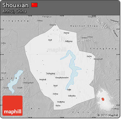 Gray Map of Shouxian