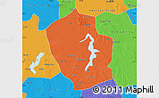 Political Map of Shouxian
