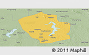 Savanna Style Panoramic Map of Shouxian