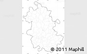 Blank Simple Map of Anhui, cropped outside, no labels