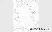 Blank Simple Map of Anhui, no labels