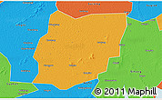 Political 3D Map of Sixian