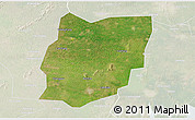 Satellite 3D Map of Sixian, lighten
