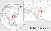 Blank Location Map of Sixian, highlighted parent region, within the entire country