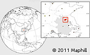 Blank Location Map of Sixian, highlighted parent region