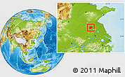 Physical Location Map of Sixian