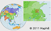 Political Location Map of Sixian