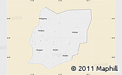 Classic Style Map of Sixian, single color outside