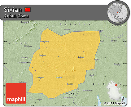 Savanna Style Map of Sixian