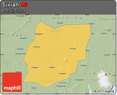 Savanna Style Map of Sixian