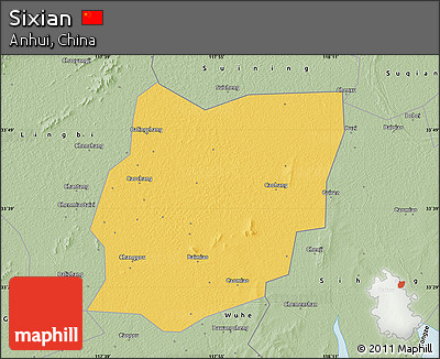 Savanna Style Map of Sixian
