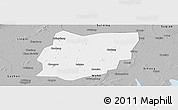 Gray Panoramic Map of Sixian