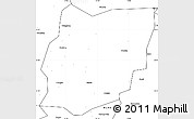 Blank Simple Map of Sixian