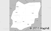 Gray Simple Map of Sixian