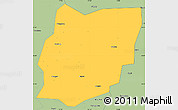 Savanna Style Simple Map of Sixian
