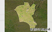 Satellite 3D Map of Suixi, darken