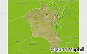 Satellite 3D Map of Suixi, physical outside