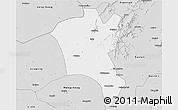 Silver Style 3D Map of Suixi