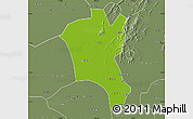 Physical Map of Suixi, semi-desaturated