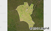 Satellite Map of Suixi, darken