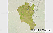 Satellite Map of Suixi, lighten