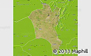 Satellite Map of Suixi, physical outside