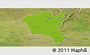 Physical Panoramic Map of Suixi, satellite outside
