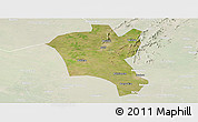 Satellite Panoramic Map of Suixi, lighten