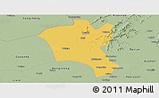 Savanna Style Panoramic Map of Suixi