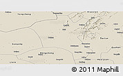 Shaded Relief Panoramic Map of Suixi