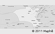 Silver Style Panoramic Map of Suixi