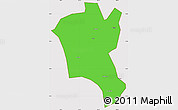 Political Simple Map of Suixi, cropped outside