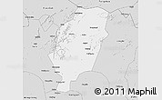 Silver Style 3D Map of Suxian