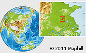 Physical Location Map of Suxian