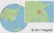 Savanna Style Location Map of Suxian