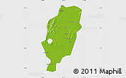 Physical Map of Suxian, single color outside