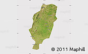 Satellite Map of Suxian, cropped outside