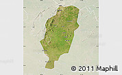 Satellite Map of Suxian, lighten