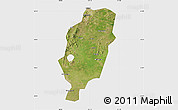 Satellite Map of Suxian, single color outside