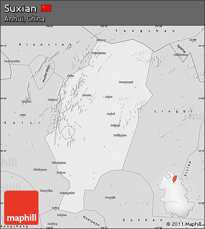 Silver Style Map of Suxian